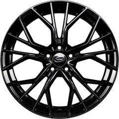 MIM Anky Black Glossy Alufelge 8.5x20 Zoll ET45 LK 5x112 ML66.6