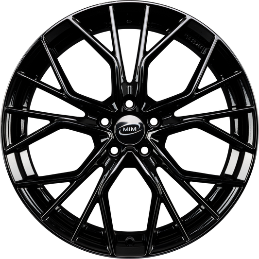 MIM Anky Black Glossy Alufelge 8.5x20 Zoll ET30 LK 5x110 ML65.1