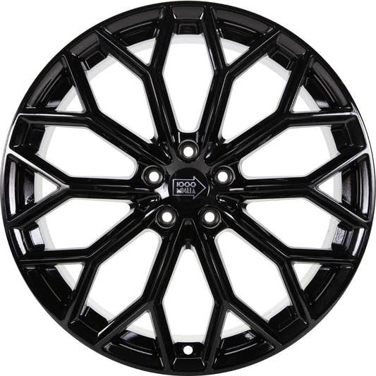 1000 Miglia MM1030 gloss black 8x19 ET45 - LK5/108 ML73.1