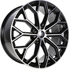 1000 Miglia MM1030 gloss black polished Alufelge 8.5x20 Zoll ET45 LK 5x112 ML66.5