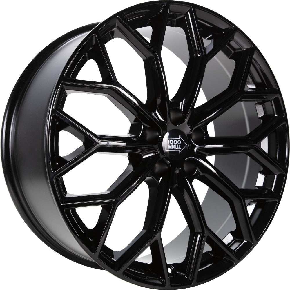 1000 Miglia MM1030 gloss black 8x18 ET45 - LK5/114.3 ML73.1