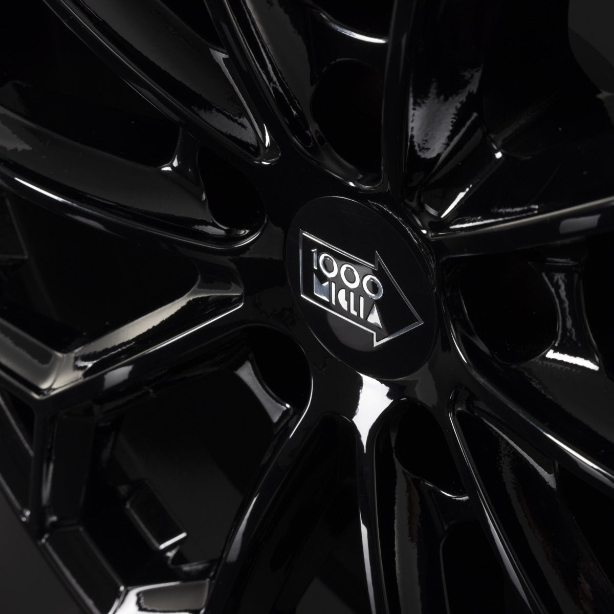 1000 Miglia MM1030 gloss black Alufelge 7.5x17 Zoll ET45 LK 5x112 ML66.5 – Bild 5