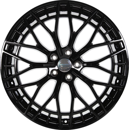 1000 Miglia Aero Power gloss black 9x20 ET40 - LK5/112 ML66.5