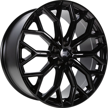 1000 Miglia MM1030 gloss black 7.5x17 ET40 - LK5/114.3 ML73.1