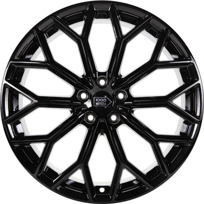 1000 Miglia MM1030 gloss black 7.5x17 ET40 - LK5/114.3 ML73.1