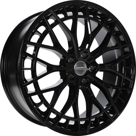 1000 Miglia Aero Power gloss black 8x19 ET30 - LK5/112 ML66.5