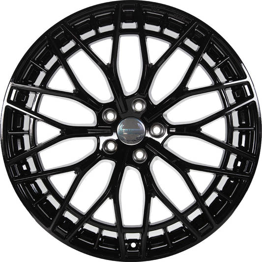 1000 Miglia Aero Power gloss black 8x19 ET45 - LK5/112 ML66.5