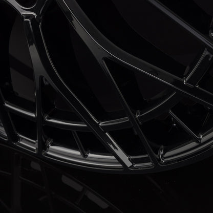 1000 Miglia Aero Power gloss black Alufelge 8x19 Zoll ET45 LK 5x112 ML66.5 – Bild 6