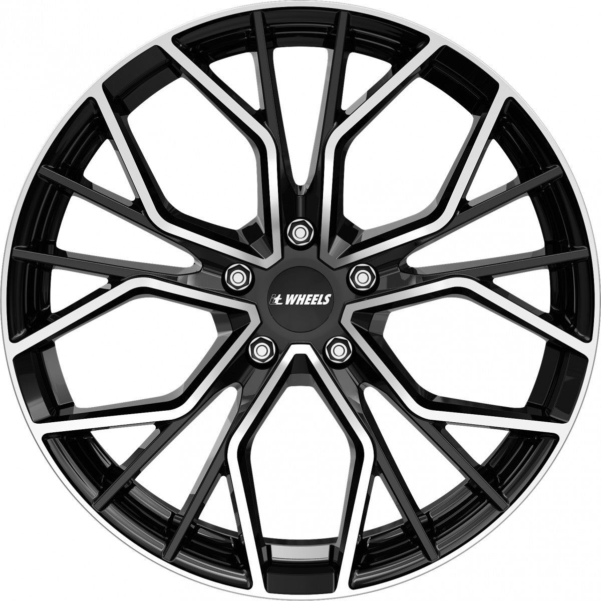 itWheels Tiara gloss black polished Alufelge 8x18 Zoll ET30 LK 5x112 ML66.5 – Bild 2