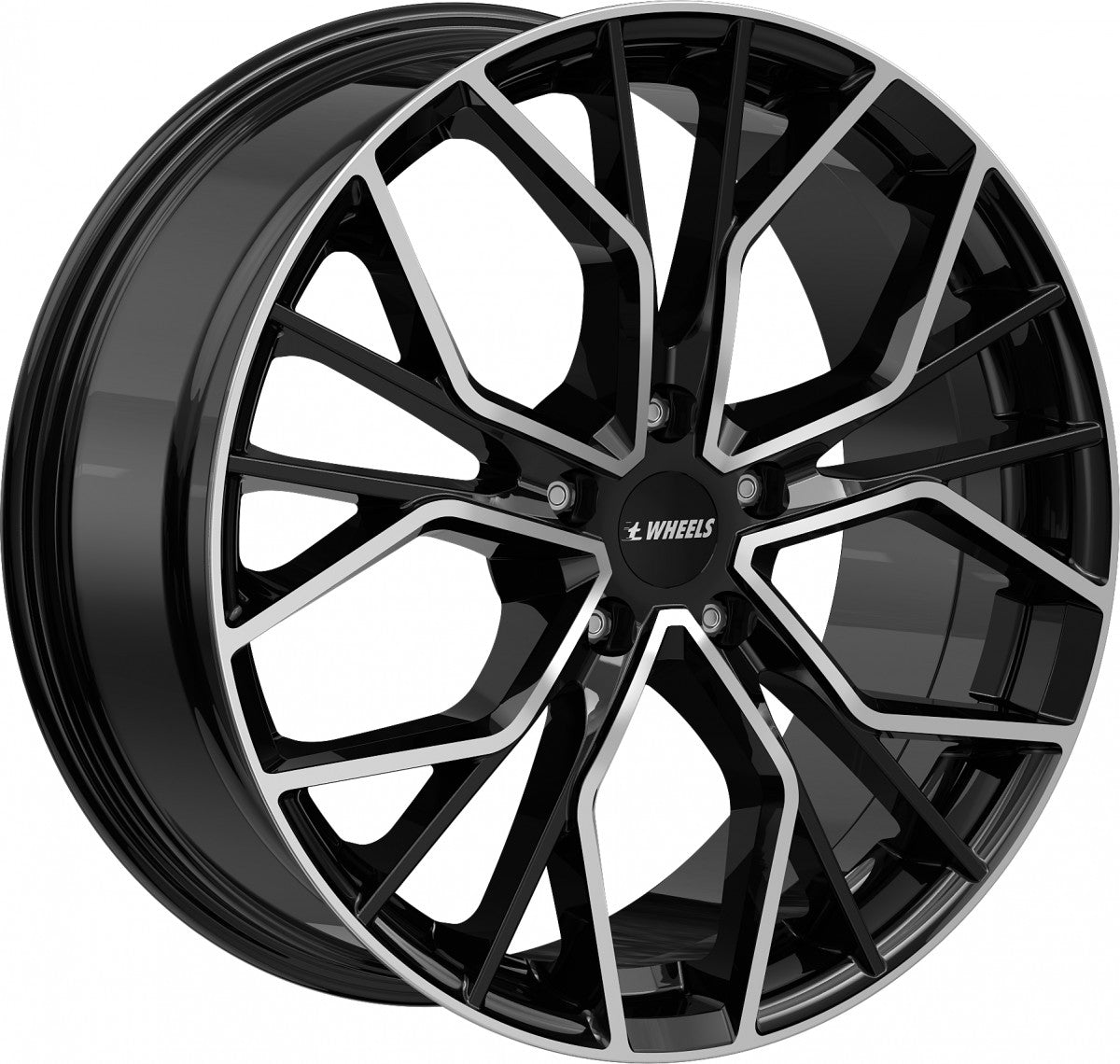 itWheels Tiara gloss black polished Alufelge 8x18 Zoll ET30 LK 5x112 ML66.5 – Bild 3