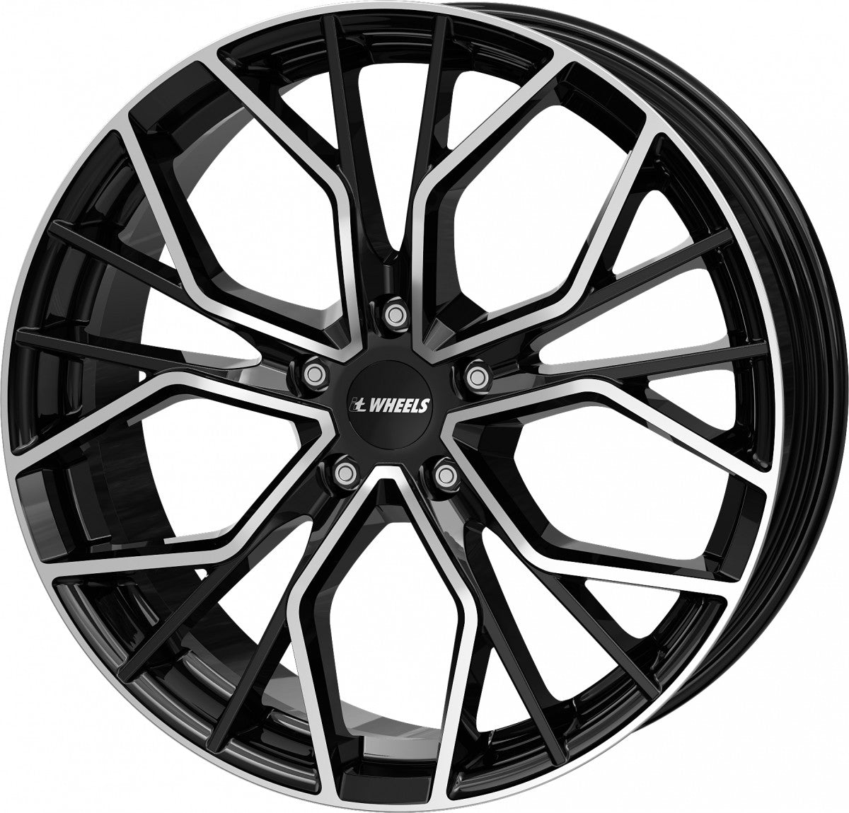 itWheels Tiara gloss black polished Alufelge 8x18 Zoll ET30 LK 5x112 ML66.5 – Bild 7