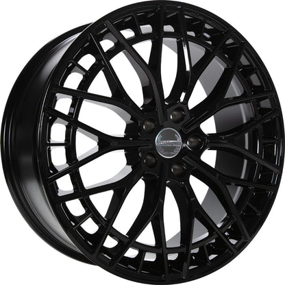 1000 Miglia Aero Power gloss black 8x18 ET45 - LK5/112 ML66.5