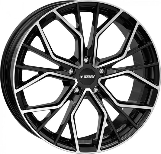 itWheels Tiara gloss black polished Alufelge 8.5x20 Zoll ET30 LK 5x112 ML66.5