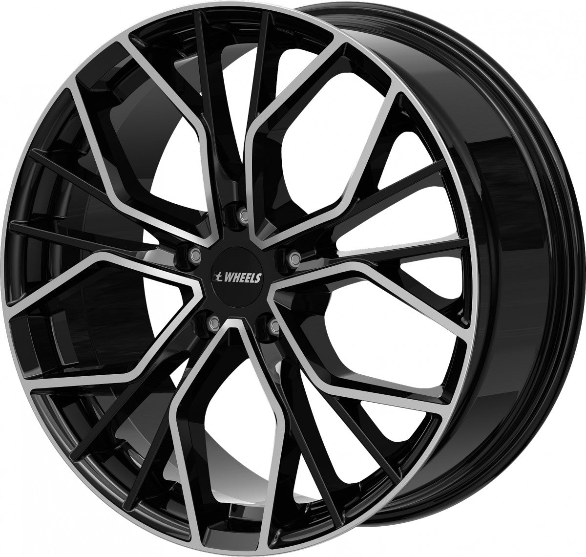 itWheels Tiara gloss black polished Alufelge 8.5x20 Zoll ET40 LK 5x114.3 ML73.1 – Bild 8