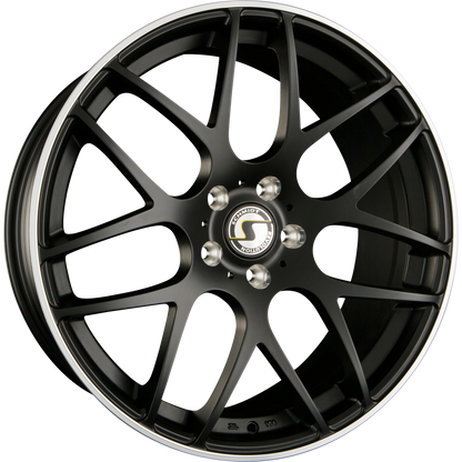 Schmidt REVOLUTION Gambit Satin Black Hornpoliert mit Softhorn Alufelge 9x21 Zoll ET34 LK 5x120 ML67.1 – Bild 2