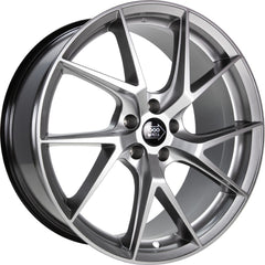 1000 Miglia MM1012 silver Alufelge 8.5x19 Zoll ET45 LK 5x112 ML66.5