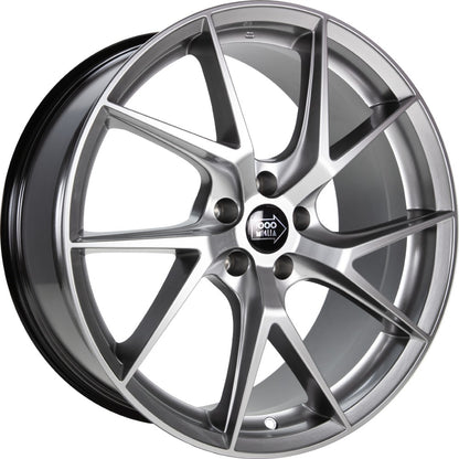 1000 Miglia MM1012 silver 8.5x20 ET29 - LK5/112 ML66.5