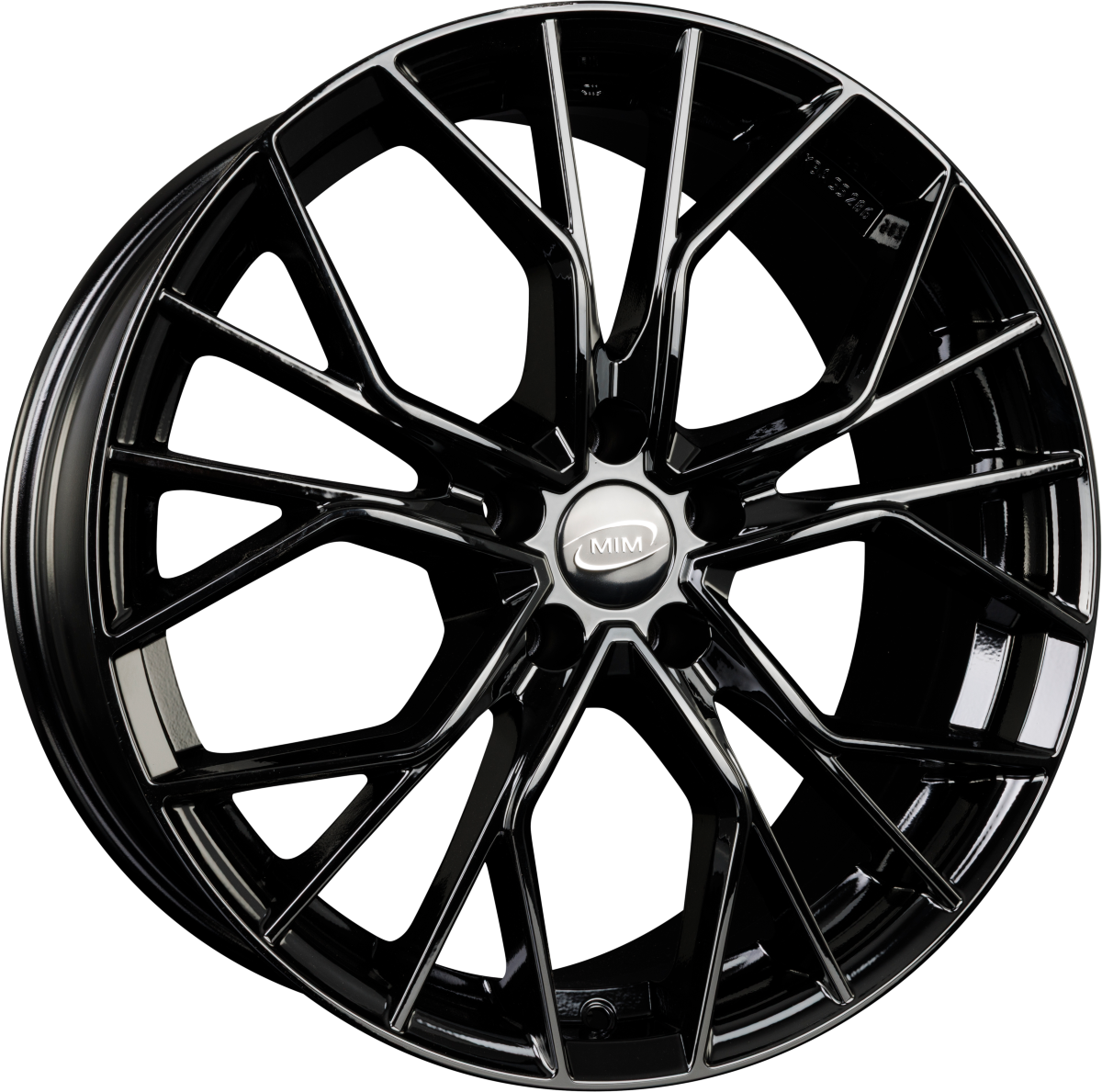 MIM Anky Black Glossy Alufelge 8.5x20 Zoll ET40 LK 5x114.3 ML73.1 – Bild 2