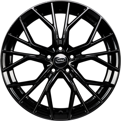 MIM Anky Black Glossy Alufelge 8x18 Zoll ET45 LK 5x114.3 ML73.1
