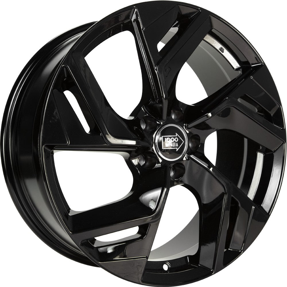 1000 Miglia MM1031 gloss black 7.5x19 ET40 - LK5/114.3 ML73.1