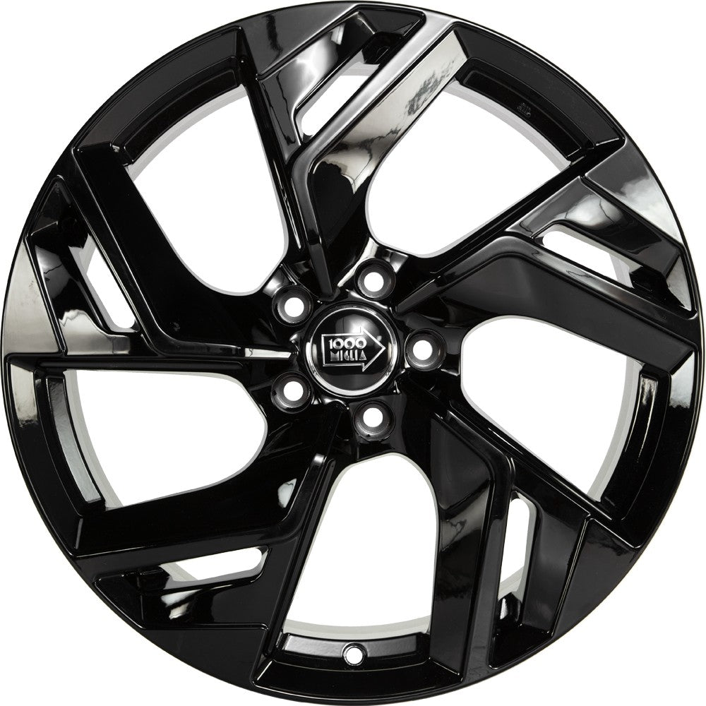 1000 Miglia MM1031 gloss black 7.5x19 ET45 - LK5/108 ML73.1
