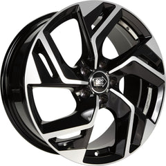 1000 Miglia MM1031 gloss black polished Alufelge 7.5x19 Zoll ET45 LK 5x112 ML66.5