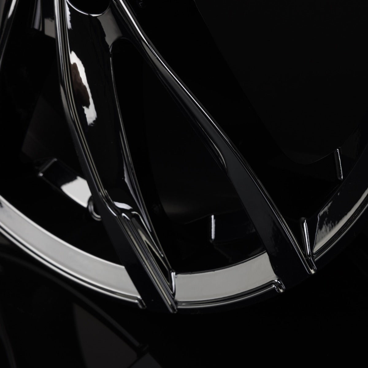 MIM EVO001 Black Glossy Alufelge 7x17 Zoll ET40 LK 5x114.3 ML73.1 – Bild 4