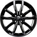 MIM EVO001 Black Glossy Alufelge 7x17 Zoll ET35 LK 4x98 ML58.1