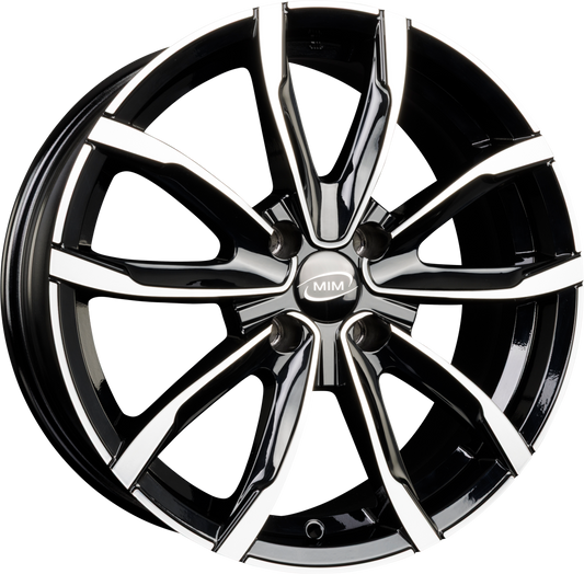 MIM EVO001 Black Mirror Alufelge 7x17 Zoll ET35 LK 4x98 ML58.1 – Bild 2