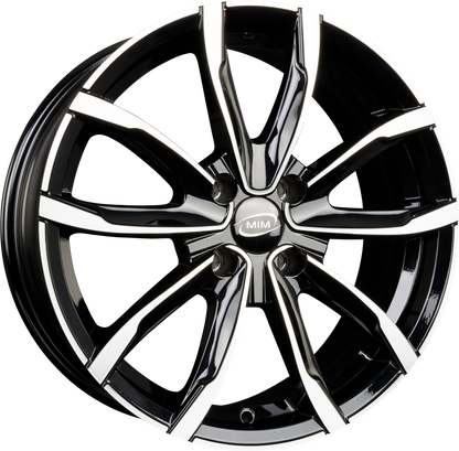 MIM EVO001 Black Mirror Alufelge 7x17 Zoll ET35 LK 4x98 ML58.1 – Bild 2