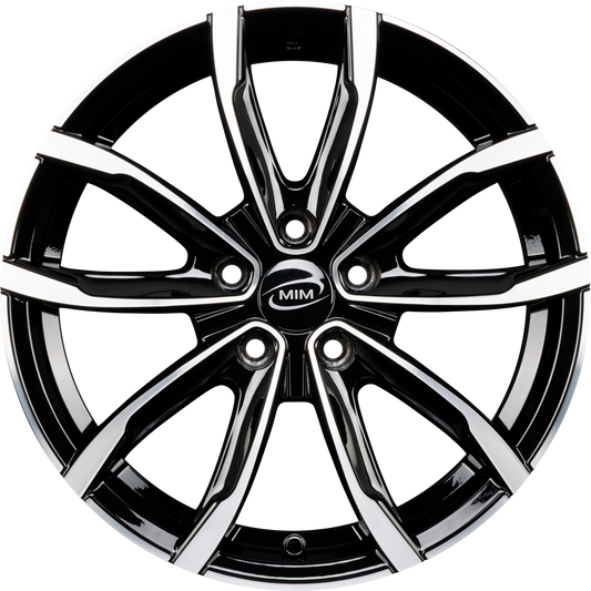 MIM EVO001 Black Mirror Alufelge 6.5x16 Zoll ET35 LK 5x112 ML66.6