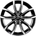 MIM EVO001 Black Mirror Alufelge 6.5x16 Zoll ET35 LK 5x112 ML66.6
