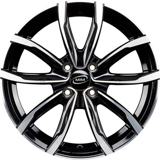 MIM EVO001 Black Mirror Alufelge 6.5x16 Zoll ET20 LK 4x108 ML65.1