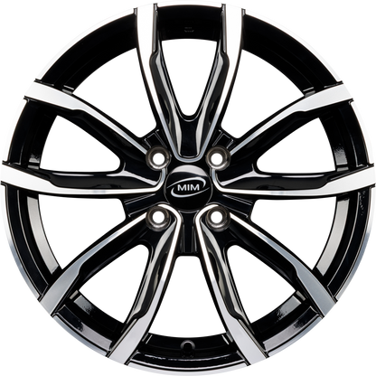MIM EVO001 Black Mirror Alufelge 6.5x16 Zoll ET20 LK 4x108 ML65.1
