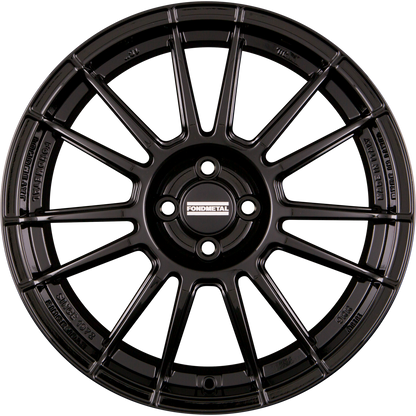 Fondmetal 9RR Glossy Black Alufelge 7.5x18 Zoll ET48 LK 5x114.3 ML75