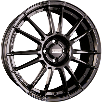 Fondmetal 9RR Glossy Black Alufelge 7.5x18 Zoll ET48 LK 5x114.3 ML75 – Bild 2