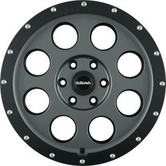 DELTA 4x4 Klassik B Gun Metal Grey Alufelge 8.5x18 Zoll ET45 LK 6x130 ML84.1