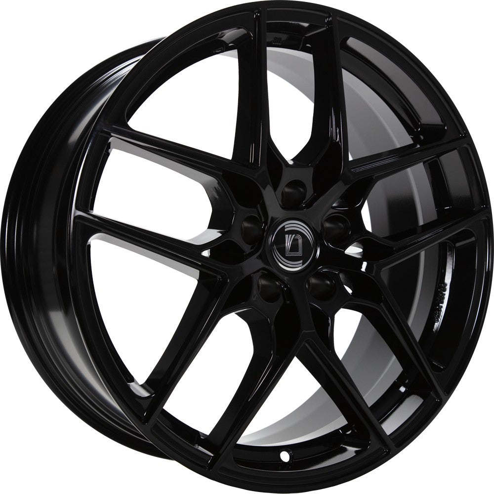 1000 Miglia MM1004 gloss black 8x19 ET45 - LK5/114.3 ML73.1