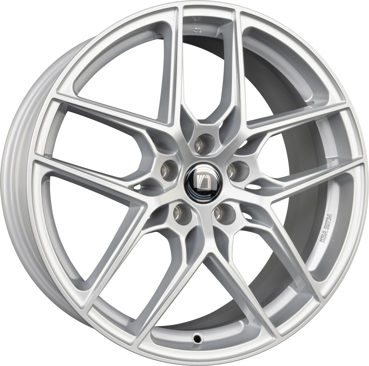 1000 Miglia MM1004 Silver Alufelge 8x19 Zoll ET45 LK 5x114.3 ML73.1 – Bild 2