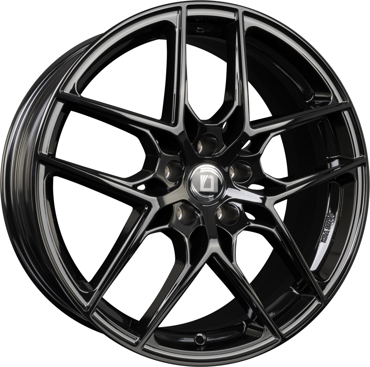 1000 Miglia MM1004 Gloss Black Alufelge 8.5x20 Zoll ET30 LK 5x112 ML66.6 – Bild 2