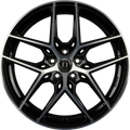 1000 Miglia MM1004 Gloss Black Polished Alufelge 8.5x20 Zoll ET30 LK 5x112 ML66.6