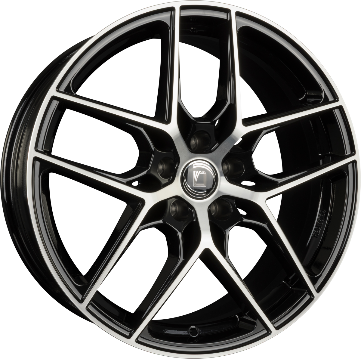 1000 Miglia MM1004 Gloss Black Polished Alufelge 8.5x20 Zoll ET30 LK 5x112 ML66.6 – Bild 2