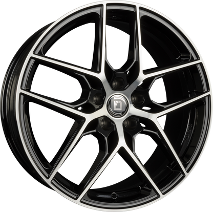 1000 Miglia MM1004 Gloss Black Polished Alufelge 8.5x20 Zoll ET30 LK 5x112 ML66.6 – Bild 2