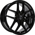 1000 Miglia MM1004 gloss black Alufelge 8x19 Zoll ET45 LK 5x108 ML73.1