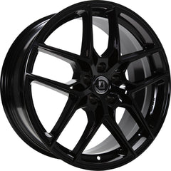1000 Miglia MM1004 gloss black Alufelge 8x19 Zoll ET45 LK 5x108 ML73.1
