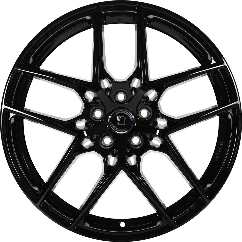1000 Miglia MM1004 gloss black 8x19 ET33 - LK5/110 ML65.1