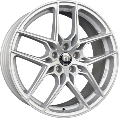 1000 Miglia MM1004 Silver Alufelge 8x19 Zoll ET32.5 LK 5x110 ML65.1 – Bild 2