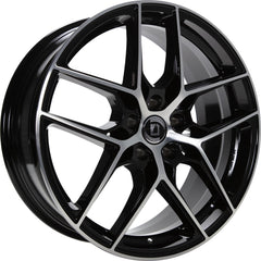 1000 Miglia MM1004 gloss black polished Alufelge 8.5x20 Zoll ET45 LK 5x108 ML73.1