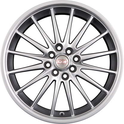 Team Dynamics Jet Glitter-Silver (8L) Alufelge 7x16 Zoll ET38 LK 4x98 ML73.1