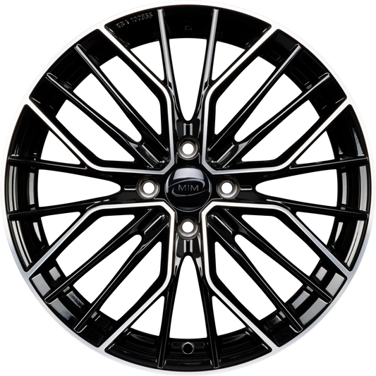 MIM ANKY4 Black Mirror Alufelge 7x17 Zoll ET38 LK 4x108 ML63.4